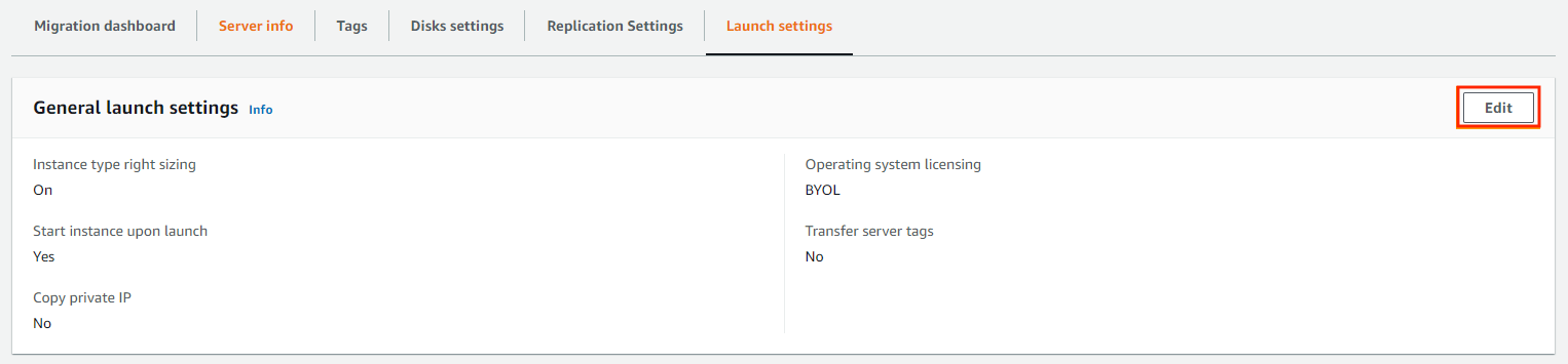 Disable automated rightsizing