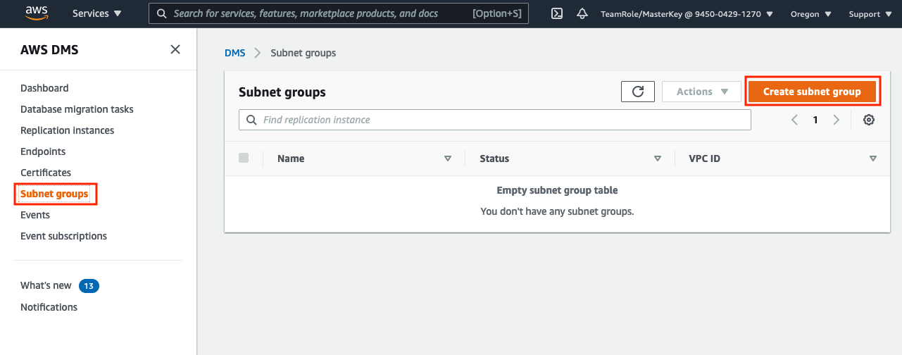 Replication-instance dms